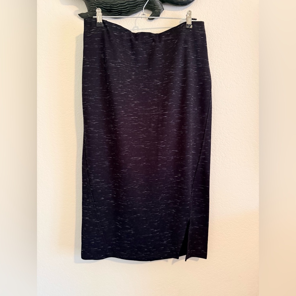 14th & Union Black Pencil Skirt with White Speckles